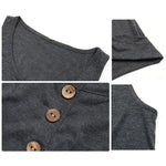 YESFASHION Women Clothing Solid Color Suspenders Tops