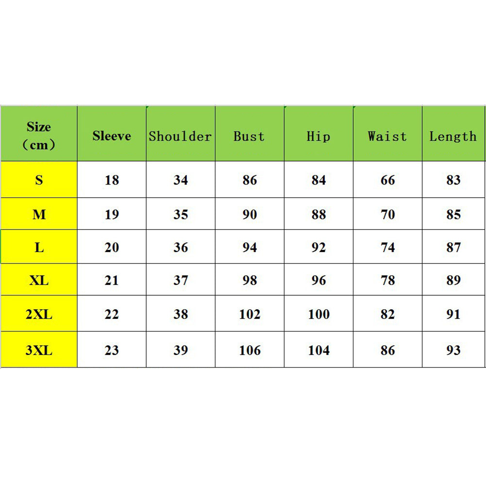 YESFASHION V-neck Shrunken Asymmetric Short-sleeved Dress