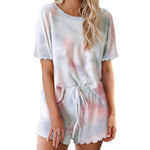 YESFASHION New Knitted Round Neck Pullover Ladies Suit