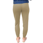 YESFASHION High Waist Pleated Pocket Leggings Pants