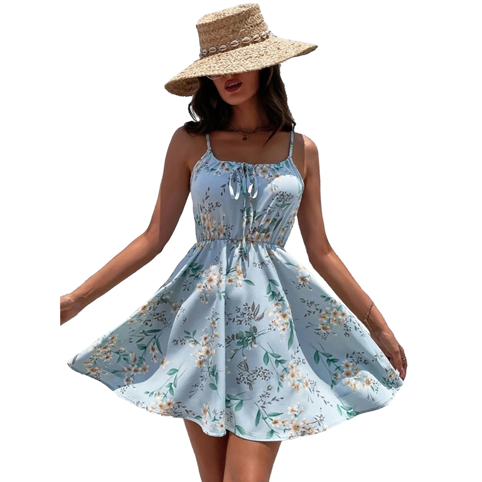 YESFASHION New Elegant Sleeveless Dress