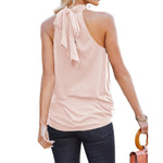 YESFASHION Summer New Solid Color Sleeveless Tops