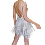 YESFASHION Women Sexy Skirt Halter Neck Off-shoulder Waist Dress