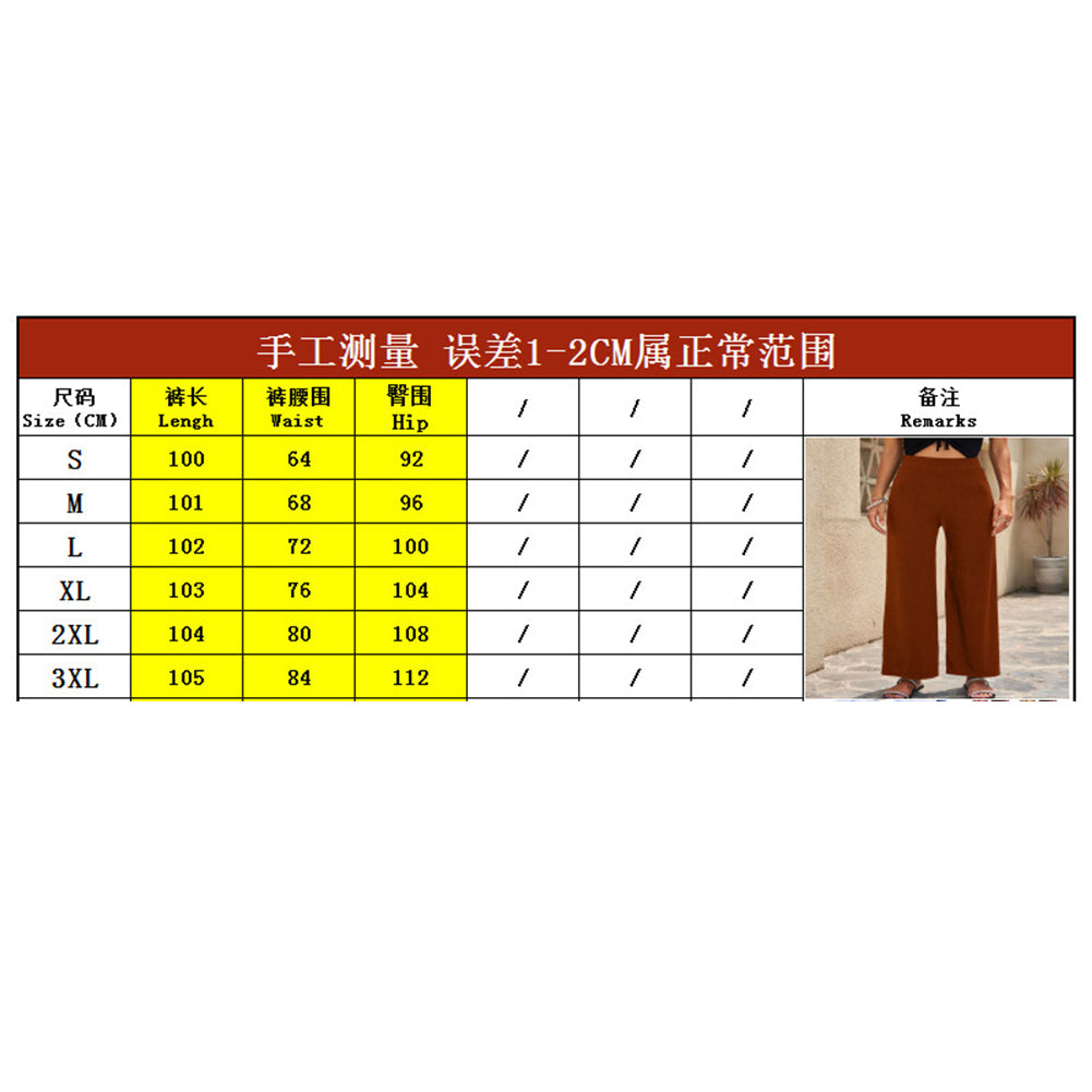 YESFASHION Breathable Stretch Casual Outdoor Wide Leg Pants