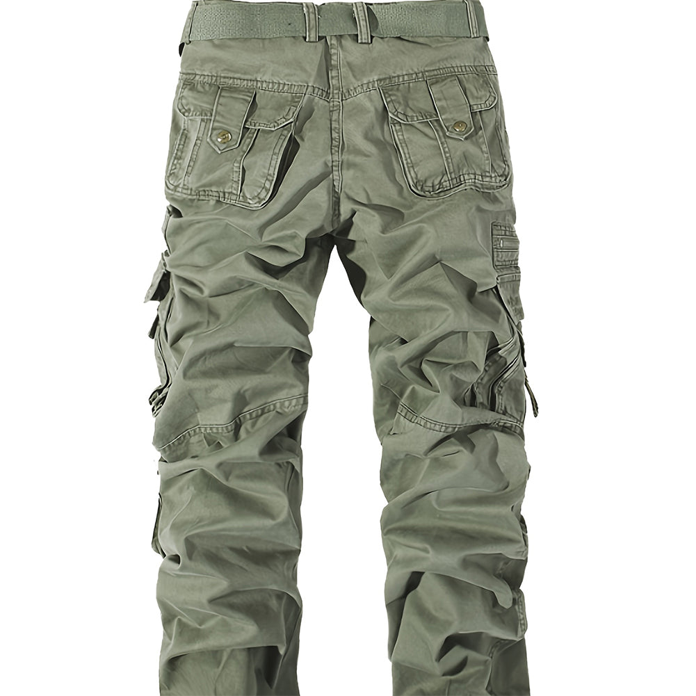 YESFASHION Men Pants Multi-pocket Camouflage Outdoor Sports Pants