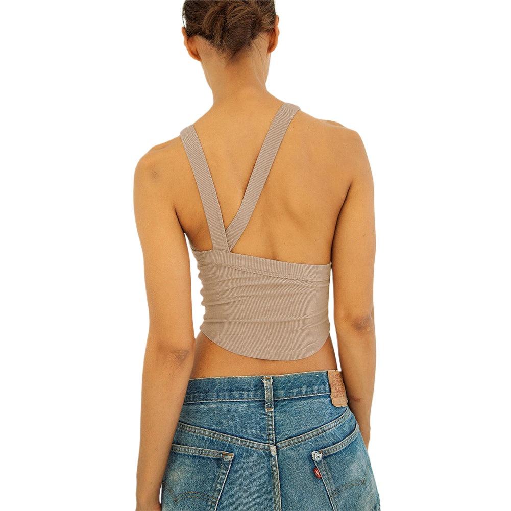 YESFASHION Sexy Backless Vest For Autumn And Winter
