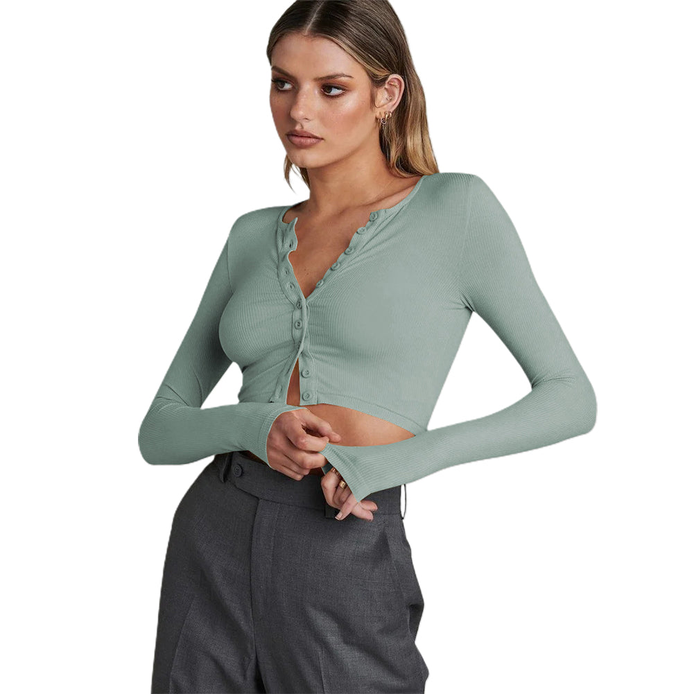 YESFASHION Fashion Women Short Crop Tops