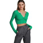 YESFASHION Fashion Women Short Crop Tops