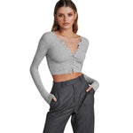 YESFASHION Fashion Women Short Crop Tops