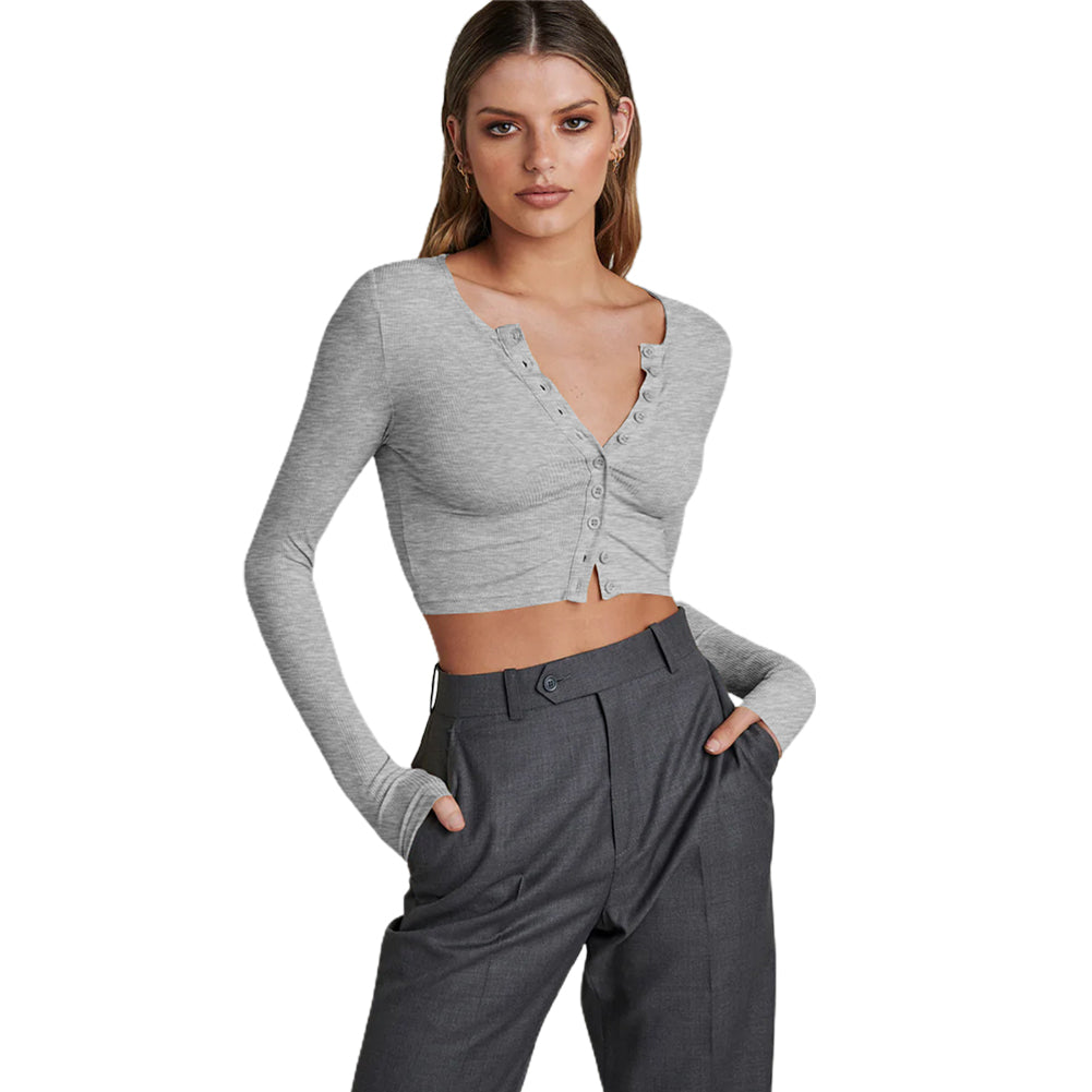 YESFASHION Fashion Women Short Crop Tops