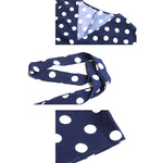 YESFASHION Women Clothing One-piece Polka-dot Dress