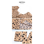 YESFASHION Women Clothing 2023 Spring Leopard Print Dress