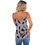 YESFASHION V-neck Leopard Print Sexy Sleeveless Camisole Tops