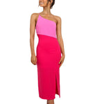 YESFASHION Women Sexy Sling Dress Off-shoulder Bodycon Dress