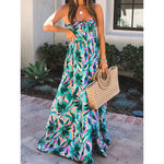 YESFASHION Summer Temperament Women High Waist Wrap dress