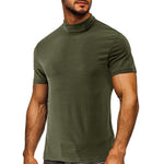 YESFASHION Men Inner Turtleneck T-shirt