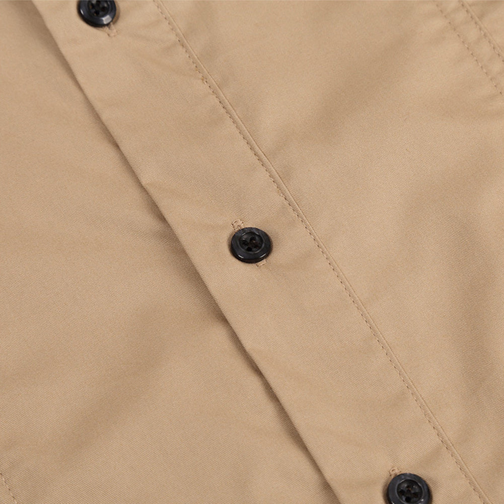 YESFASHION Men Workwear Short Sleeve Shirt Casual Shirt