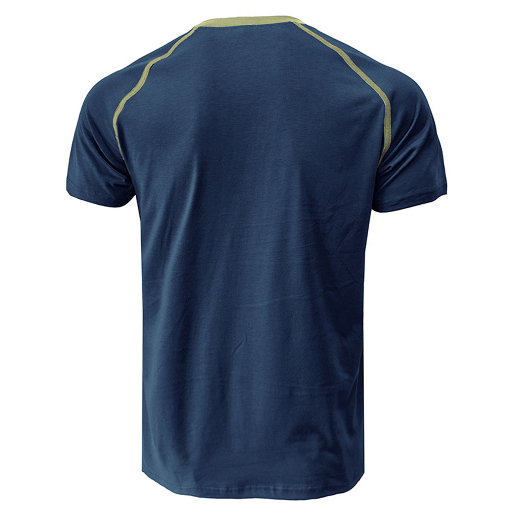 YESFASHION Men Henley Casual Shirt