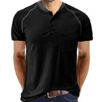 YESFASHION Men Henley Casual Shirt