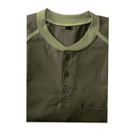 YESFASHION Men Henley Casual Shirt