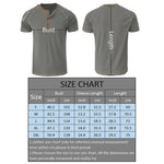 YESFASHION Men Shirts Henley Color Matching T-shirt