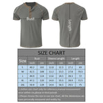 YESFASHION Men Shirts Henley Color Matching T-shirt