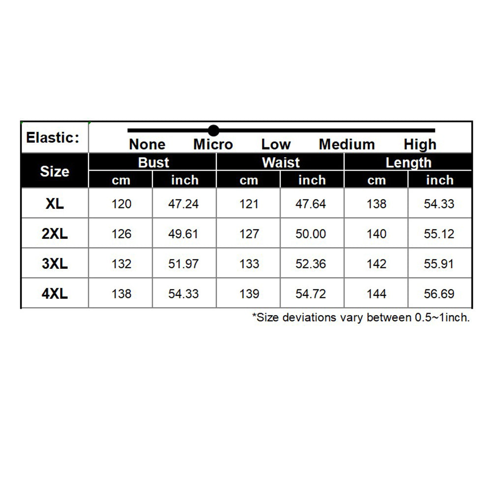 YESFASHION Style Cross-border Plus Size Women Fashion Printing Loose Dress