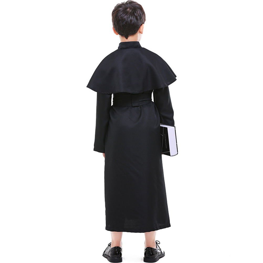 YESFASHION  Easter Children Cosplay Cosplay Priest Costume