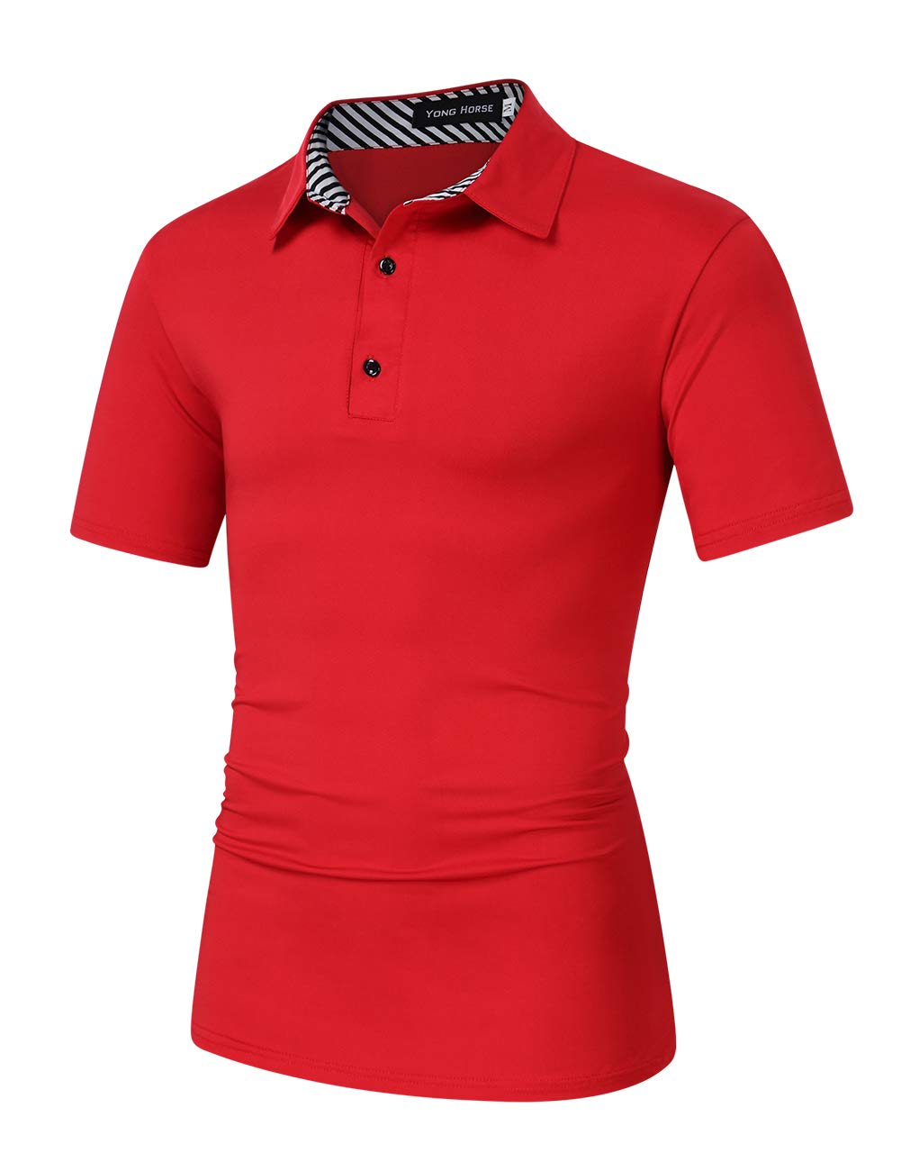 YESFASHION Men's Golf Polo Short Sleeve Collared Shirt